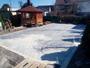 Pokládka zámkové dlažby – realizace 5